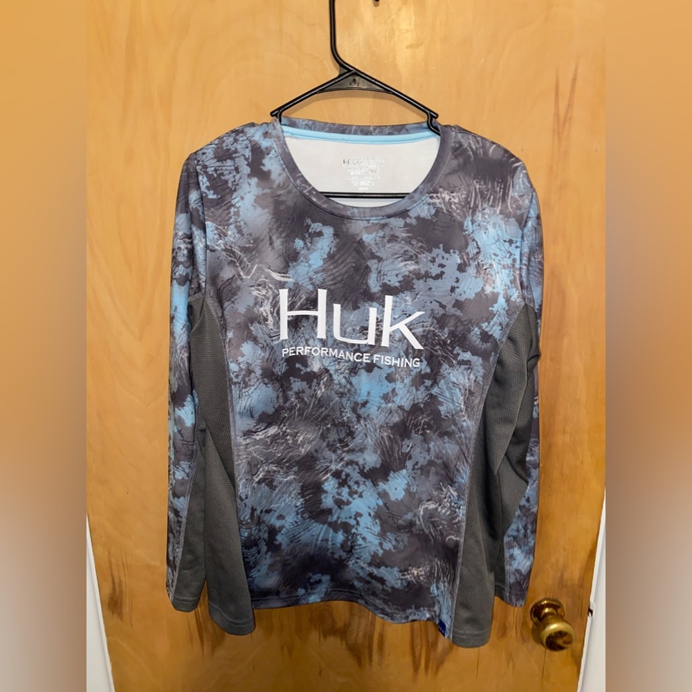 Huk performance fishing long sleeve shirt - XL
